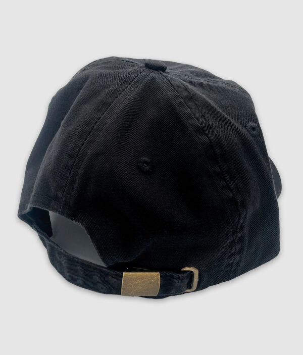 r8dio logo cap black back