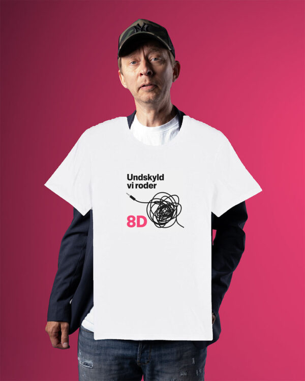 Undskyld vi roder Allan Sindberg Hvid T shirt 2