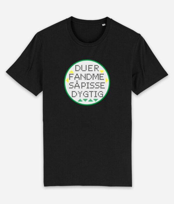 r8dio pisse dygtig tshirt black front1