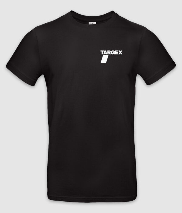 r8dio targex2 small tshirt black front